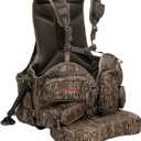 ALPS OutdoorZ Grand Slam Turkey Vest w/Memory Foam Seat, Sit Anywhere Removable Kickstand Frame - Outdoor Hunting Camo Gear (One Size, Mossy Oak Bottomland)