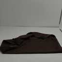 Dogbed4less 41X27X4 Inches Large Size Brown Color Denim Jean Dog Pet Bed External Zipper Cover - Replacement Cover only (41"X27"X4")