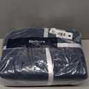 Bedsure Gentlesoft 100% Cotton Blanket Queen Size for Bed - Breathable and Soft for Spring Summer, Thick Cozy Waffle Weave Blanket Gifts for Women, Pageant Blue, 90x90 Inches