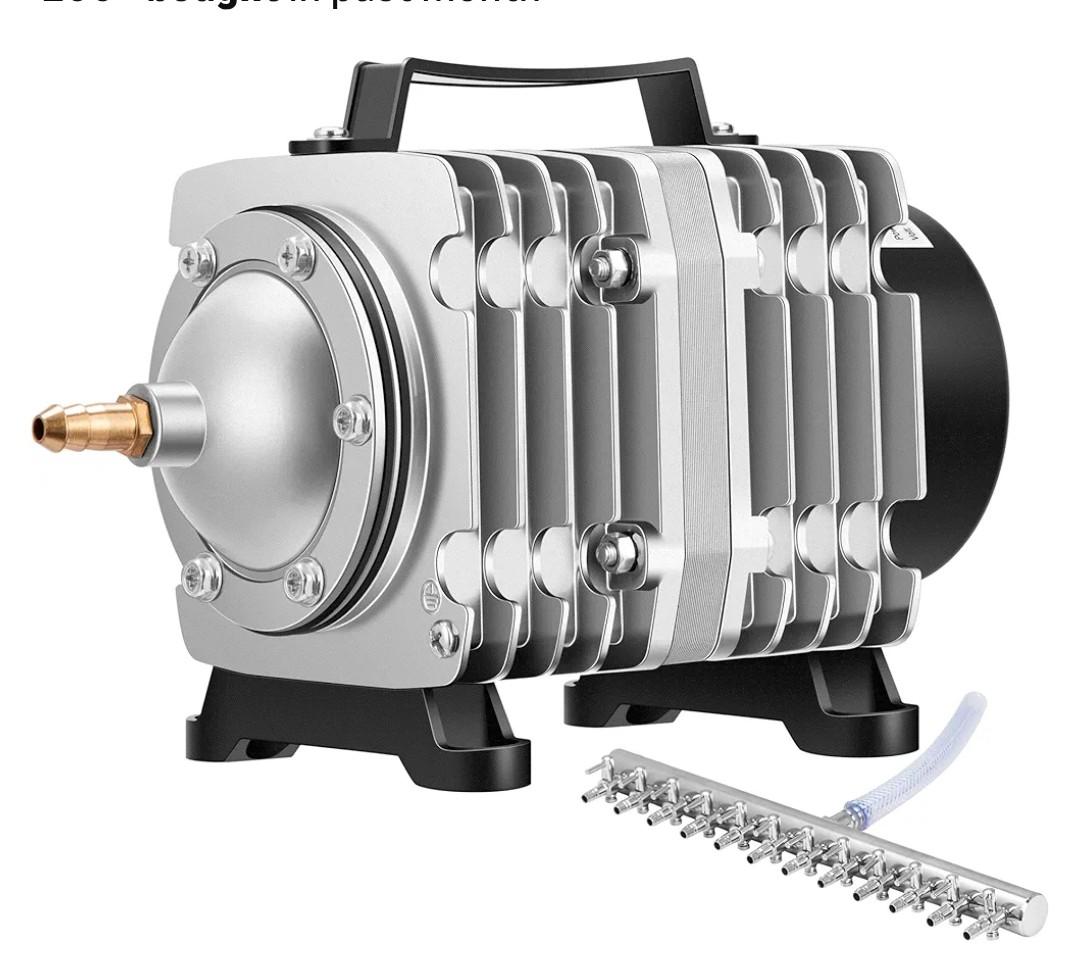 VIVOSUN Commercial Air Pump 1427 GPH 55W 90L/min 12 Outlet for Aquarium and Hydroponic Systems