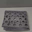 TEMIR Non Slip Bathtub Mat for Shower  Anti Skid Safety Mat with Strong Suction Cups, Quick Drain Holes, Machine Washable, Soft Bathroom Mat for Elderly & Kids, 30x17 in (75x43 cm) Gray