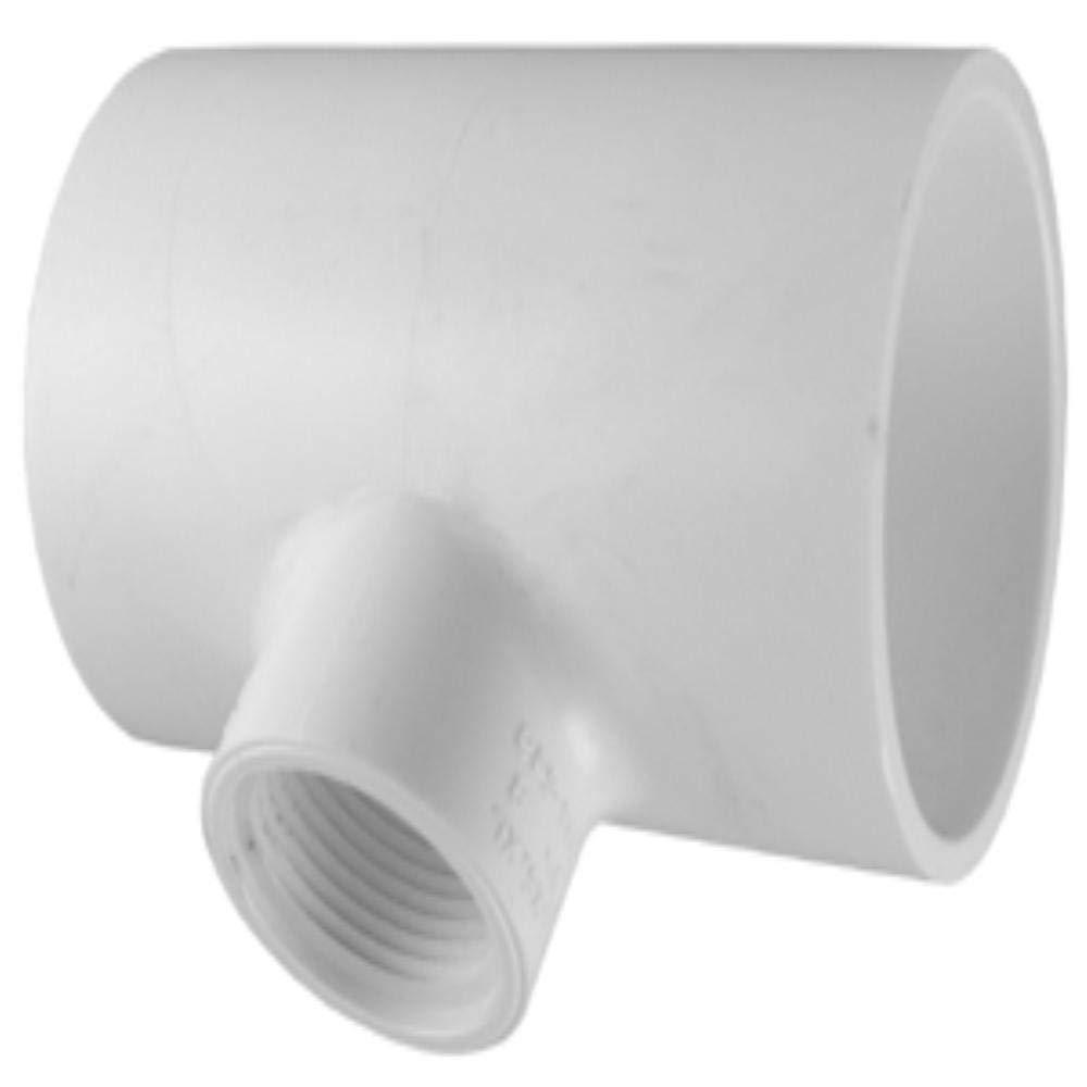 Charlotte Pipe 2 X 2 X 3/4 Sch 40 Red Tee Sxsxfpt Pressure (1 Unit Piece) (White)