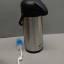 Airpot Coffee Dispenser with Pump - 2Pcs 102 oz Insulated Stainless Steel Coffee Carafe - Thermal Beverage Dispenser - Coffee Urn for Hot/Cold Water, Party Chocolate Drinks