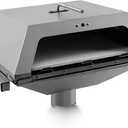 Wood Fired Pizza Oven Attachment for Traeger, Pit Boss, Camp Chef, Green Mountain/GMG, Rec-Tec, Z Grills, Smokin Brothers Pellet Grills, Converts Pellet Grills Smoker to Outdoor Pizza Maker Accessory