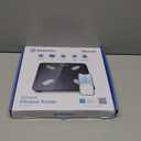 Etekcity Smart Scale for Body Weight, FSA&HSA Eligible, Bathroom Digital Weighing Scale with BMI, Body Fat, Muscle Mass, Accurate Bluetooth Home User Health Equipment Sync Apps, LED, Tempered glass (11 x 11 inches, Black)