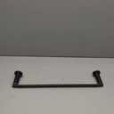 Delta Towel Rack | 18 Inch Matte Black Towel Bar for Bathroom, Kitchen | Tetra Accessories
