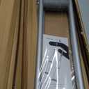 Monoprice Adjustable Aluminum Crutches, Lightweight Crutches for Adults 5'2" to 5'10" up to 300lbs, with Push-Button Height Adjustment, Non-Skid Rubber Feet Tips, Padded Underarm Cushions