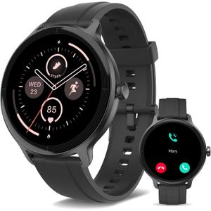 YMZ Smart Watch for Men Women, 1.27" HD Touchscreen Fitness Tracker, Bluetooth Calling, 100+ Sports Modes, Sleep Monitor, IP68 Waterproof, Compatible with Android & iPhones (Black) YMZ Smart Watch for Men Women, 1.27" HD Touchscreen Fitness Tracker, Bluetooth Calling, 100+ Sports Modes, Sleep Monitor, IP68 Waterproof, Compatible with Android & iPhones (Black)