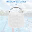 NyxVeil SPX1082CA for Hayward Pool Skimmer Basket SP1082 Skimmers Basket | Compatible with Hayward Skimmers SP1082 SP1083 SP1084 SP1085 86 SP1075 Replaces SP-1082-C & B-152, Built With Upgrade Handle