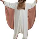 DarkCom Flying Squirrel Onesie Halloween Costume One Piece Unisex Adult Pajamas Women Men Sleepwear Christmas PajamasbXL