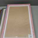 Threehoney 11 x 17 Picture Frame Set of 6, Boho Colorful Photo Frames