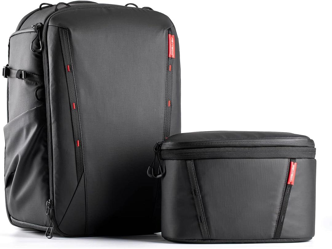 PGYTECH OneMo 2 Camera Backpack with Shoulder Bag for Photographers (Black)