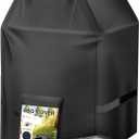 Aoretic Grill Cover 32 inch Gas BBQ-Cover, Fit Most 2 Burner Grill Waterproof Small Barbeque Cover with Straps & Adjustable Drawstring for Weber,Nexgrill,Char-Broil, Monument,Dyna-Glo,Kenmore