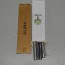 ALINK Reusable Boba Straws with Case and Cleaning Brush, 4-Pack Extra Wide Stainless Steel Metal Bubble Tea Straw for Smoothie, Shakes, Tapioca Pearl, 12 mm x 9 inch (Silver)