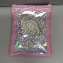 Pearl Rhinestone Trim 1 Yard, Sparkling Pearl Trim Applique for Wedding Dress Belt, DIY Crafts, Clothing Decoration, Pearl Ribbon, Pearl String for Crafting (Style 1)