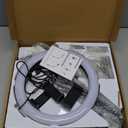 InnoGear Overhead Phone Mount with Ring Light, 10" LED Selfie Ring Light for Desk with Phone Holder and Remote Canvas Lamp Light for YouTube Live Stream Cooking Video Recording Vlog Zoom, Medium