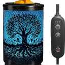 Leyoue Electric Wax Melt Warmer PTC Heating Plate with 7 Colors LED Changing Light Wax Warmer Fragrance Warmer for Home Office Gifts & Decor(Life Tree)