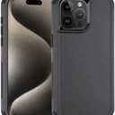 Co-Goldguard for iPhone 15 Pro Case, [Shockproof][Drop-Proof][Heavy Duty Protection] Phone Case Cover, 3 in 1 Phone Case for iPhone 15 Pro 6.1 inch (Black), Set of 3