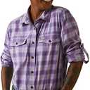 Ariat Women's Rebar Made Tough Venttek Durastretch Work Shirt XXL