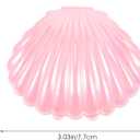 Veemoon Sea Shell Candy Boxes, 10pcs Sea Clam Favor Box Plastic Chocolate Container Seashell Jewelry Case Party Seashell Holder for Wedding Birthday Beach Party Decorations, Pink