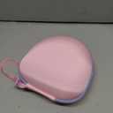 Kids Headphones Case Compatible with iClever BTH12 / HS19 / BTH26 / JoySpark-T5 / Candy Bila BH03 / EarFun/IMYB/MIDOLA MD-B01 / noot Products Foldable Kids Headphones, Pink/Purple Edge (Case Only)