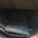 Amazon Basics 4-Piece Heavy Duty PVC Floor Mats with Cargo Liner and Rear, Waterproof Trim To Fit Car Mats, Black