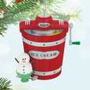 Hallmark Keepsake Christmas Ornament, Nellco Ice Cream Maker Musical with Light, Nostalgia Gifts