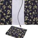 Book Covers for Paperbacks,Book Cover Protector Adjustable Fabric Fit A5 Size 5.5x8.2 Inch Paperbacks for Hardcover Softcover Novels Protection (Dark Blue)