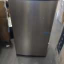 Midea MERM33S1AST Mini Fridge, 3.3 Cu.ft Compact Fridge with Internal Light, Adjustable Thermostat, Reversible Door, Low Noise for Dorm, Office, Bedroom, Stainless Steel, 3.3 Cubic Feet