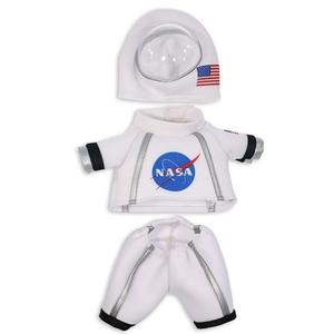 DolliBu Astronaut Dress Up Set for Teddy Bear Plush Toy - Astronaut Stuffed Animal Costume Outfit with Jacket, Helmet, and Pants, Create Cute NASA Space Toys for Kids With Clothes Dress Up Set - Large