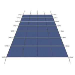 18 x 34 FT Inground Pool Safety Cover,Fits 16 x 32 FT Rectangular Underground Swimming Pools, Mesh Winter Pool Cover, Installation Hardware Included