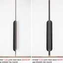 PATIKIL Mount Finger Edge Pull, 10 Pack 200mm/7.87" Aluminum Alloy Concealed Handle Cabinet Edge Pulls with Screws for Home Kitchen Furniture Door Drawer, White