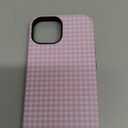 Case Compatible with iPhone 15,Compatible with MagSafe,Durable Shock Protection Phone Case for Girl Women Boy Men - Pink Vintage Plaid Aesthetic