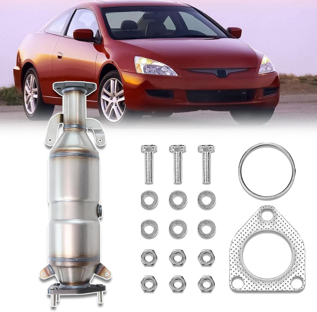 KAX Catalytic Converter Kit Compatible with Honda Accord 2003-2007 2.4L
High Flow Catalytic Convertor OE 16299(EPA Compliant)