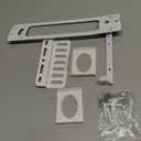 Upgraded Adjustable Console Holder Wall Mount for PS5: Black Gaming Stand for PlayStation 5/PS5 Slim/Pro Digital Disc Edition With 2 Controller Kits White