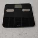 Taylor Men's Body Composition Bathroom Scale for Body Weight - 400 lb Capacity, Blue Backlight Display, 10-User Profiles, Body Composition Analysis, Fits Up to Size 12 Shoe, Black