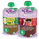 Variety Pack 8ct 4oz Pouch Mighty Morning Food Group Blend Tots - Apple, Blackberry, Purple, Carrot, Greek Yogurt, Oat + Banana, Kiwi, Spinach, Greek Yogurt, Barley (EXP 08/01/26)