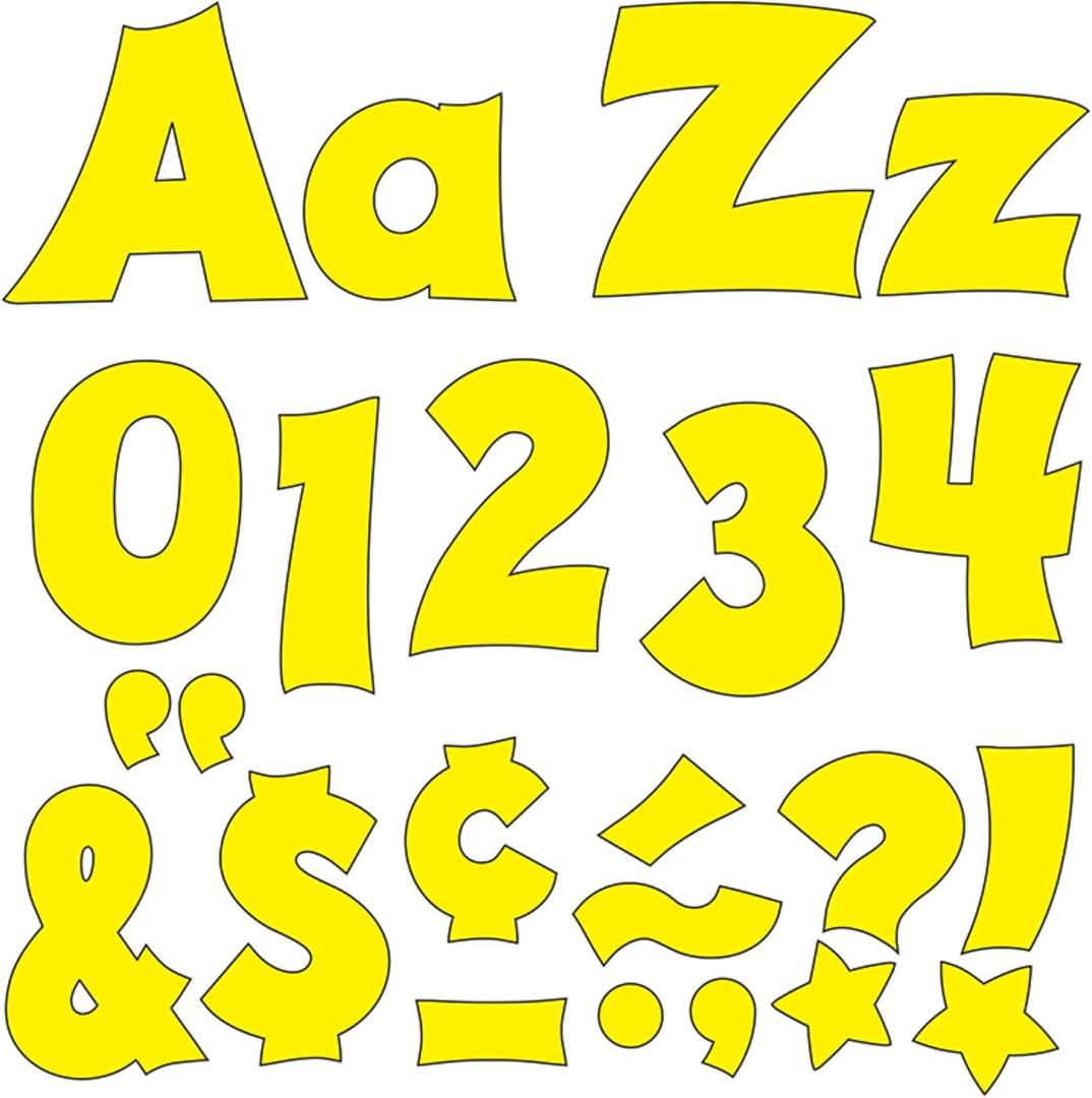 Yellow 4In Combo Pack Uppercase