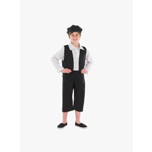 fun shack Victorian Boy Costume, Kids Historical Outfit, Boys Period Attire, Victorian Style Dress-Up, Medium