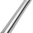 1 Inch Exhaust Pipe 12" Length, T304 Stainless Steel Mandrel Tubing,1"(25mm) OD Flared Slip-Fit End Ducting,Universal Three and a half Straight Tailpipe Connector Adapte