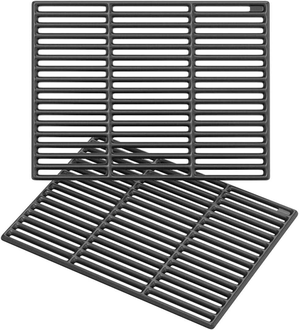 SafBbcue Cast Iron Cooking Grates for Masterbuilt 1050 Gravity Series Grill Parts Cooking Grid for Masterbuilt MB20041220 Grill Replacement Parts (27.8" x 17.8")