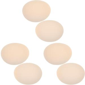 Garneck 3 pairs Removable Cotton Breast Pads for Women Breathable Insert Pads for Sports Bras Yoga and Daily Wear Lightweight and Comfortable Skin Tone