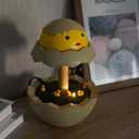 Tabletop Water Fountain for Kids Egg and Chick Themed Raindrop Indoor Fountain Children Humidifier for Desk Water Fountain Diffuser for Relaxation Humidification Meditation(Egg)