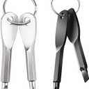 2 Pack Gifts for Men 4 in 1 Keychain Screwdriver Set with Phillips, Slotted and Hex Wrench - Stocking Stuffers for Men Cool Gadgets