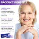 2Pcs Glow Denture Adhesive,Thermo Dental Denture Adhesive,Thermoplastic Denture Adhesive,Extra Strong and Durable Denture-Adhesives,Secure Hold for Loose False Teeth,Long Lasting Effect