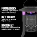 Dynatrap Outdoor Bug Trap, Tungsten 1/4 Acre Mosquito, Fly, Gnat, Moth Trap