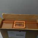 Naivees Photo Containers Storage Case Teddy Storage Box 4" x 6" Plastic Cartoon Organizer with 16 Inner Photo Containers Boxes for Photos,Cards,Pictures (Camping Brown)