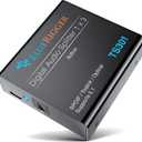 BlueRigger Digital Optical Audio Splitter (Active Toslink Splitter 1 in 3 Out, SPDIF, Fiber Optic Adapter) - Compatible with Home Theatre, Xbox, PS4, DVD, Receiver, TV, LPCM2.0, DTS, Dolby Digital