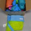 Collapsible Beach Toys for Kids Toddlers, Collapsible Sand Bucket and Shovels Set with Mesh Bag,Travel Sand Castle Building Kit, Sandbox Toys, Foldable Beach Essentials for Toddlers Kids Age 3-10