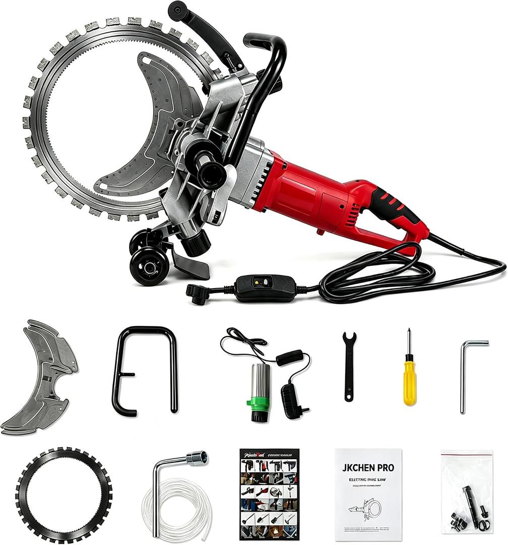 3500W Electric Ring Concrete Saw with 2 ×16 inch Blade